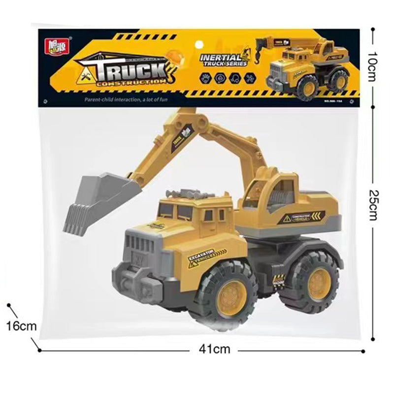 Large Construction Truck Toys – Excavator, Loader, Mixer & Crane