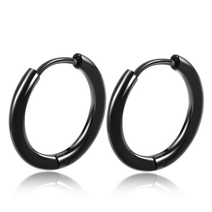 Stainless Steel Huggie Hoop Earrings – Small Gold or Silver Hoops