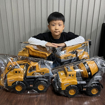 Large Construction Truck Toys – Excavator, Loader, Mixer & Crane