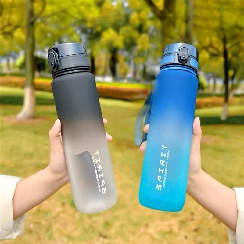 Large Capacity Sports Water Bottle – Portable, Heat-Resistant, 500ml–1000ml