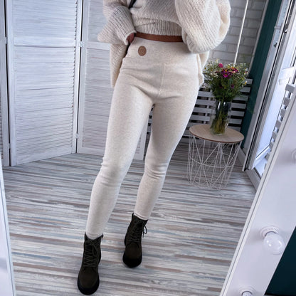 Leggings de invierno de cintura alta para mujer GareMay