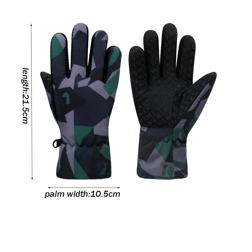 Kids' Ski Mittens – Water-Resistant Snow Mittens, Toddler to Age 13