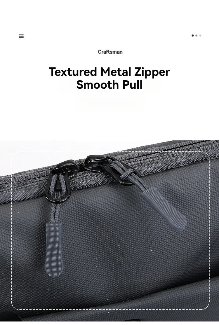 Waterproof Laptop Sleeve Bag 15.6" - Shoulder Briefcase for MacBook Air & Pro
