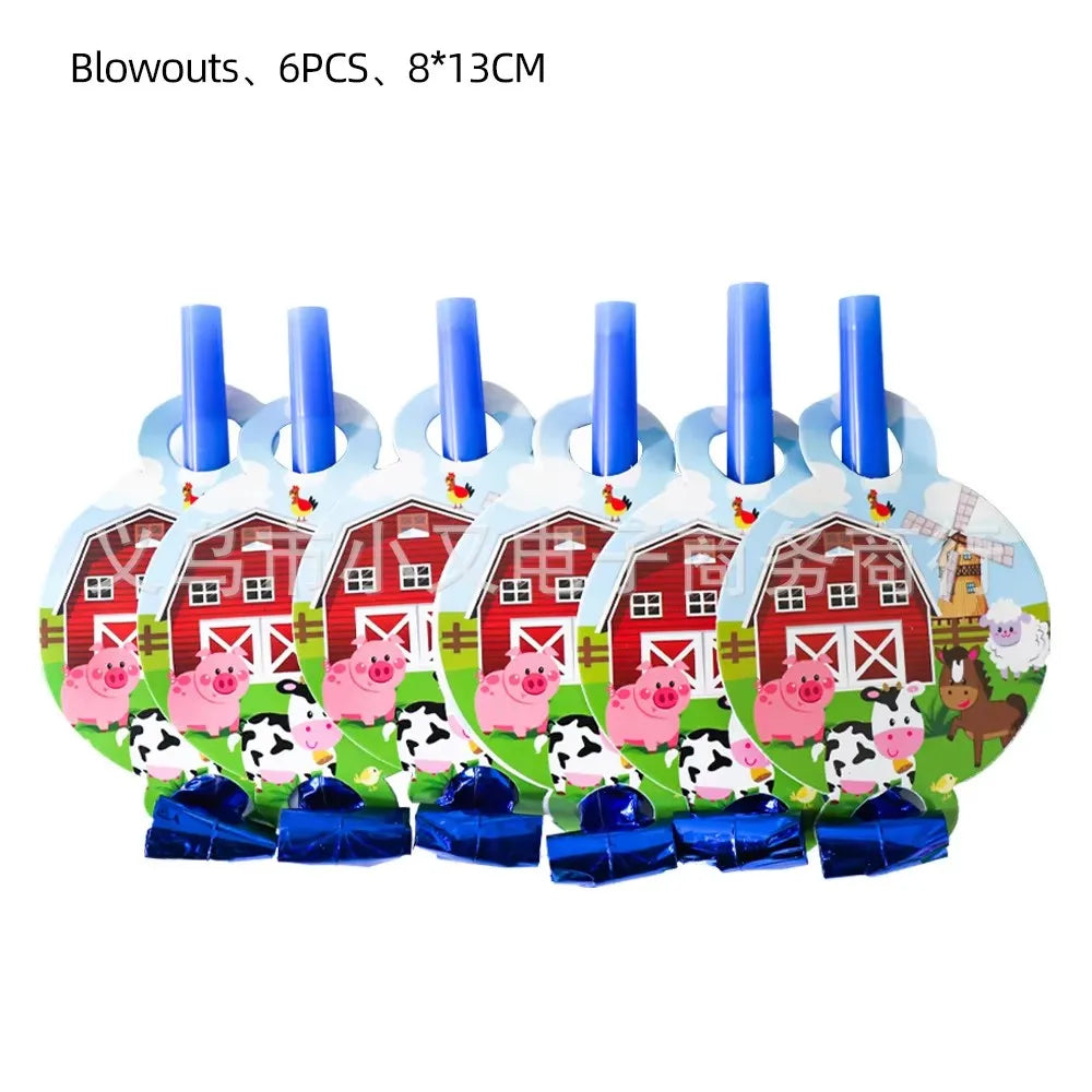 Farm-Themed Kids' Party Decorations & Tableware