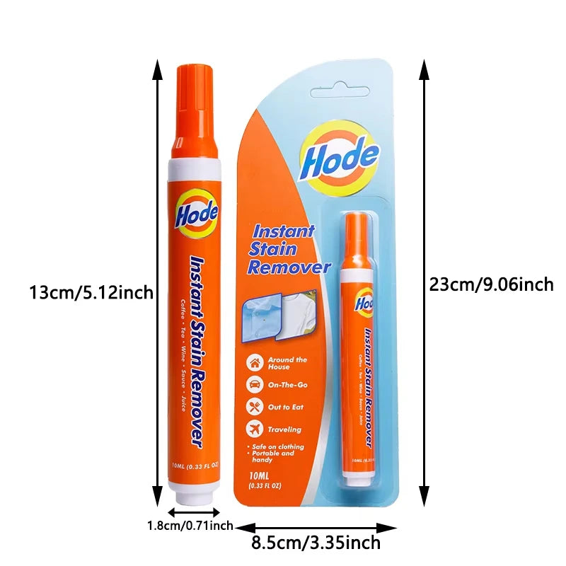 1/3pcs No-wash Portable Stain Remover Pen Portable Travel-Friendly Works on Food & Drink Stains Multipurpose Bleach Pen