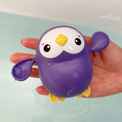 Wind-Up Bath Toys – Swimming Turtle, Duck & Whale for Kids