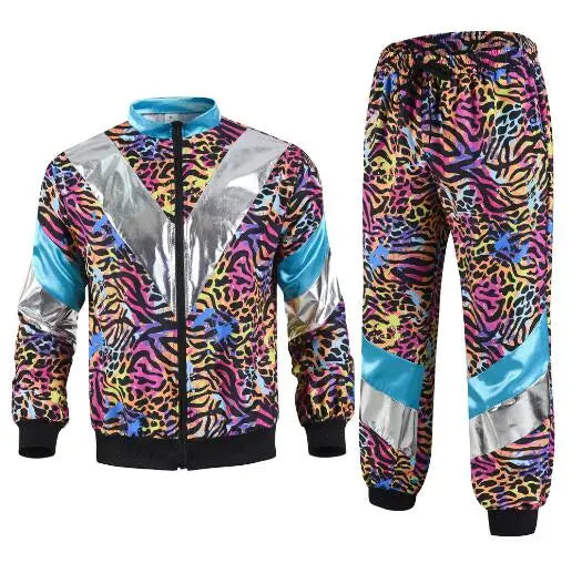 80s & 90s Retro Tracksuit Costume Set