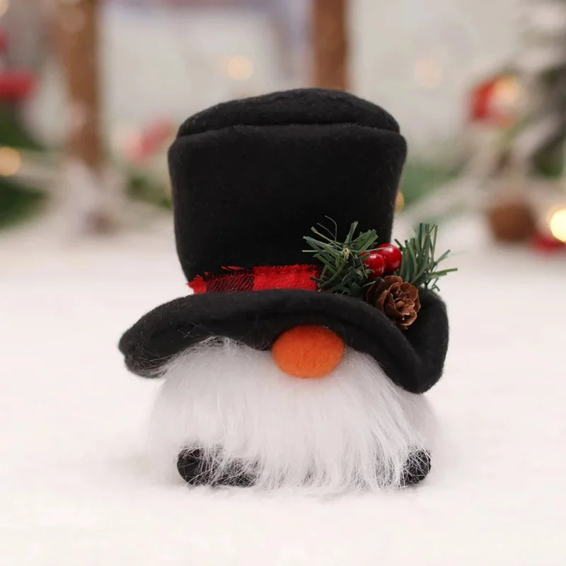 Light-Up Christmas Gnome Plush Ornament – LED Santa Gnome Decor