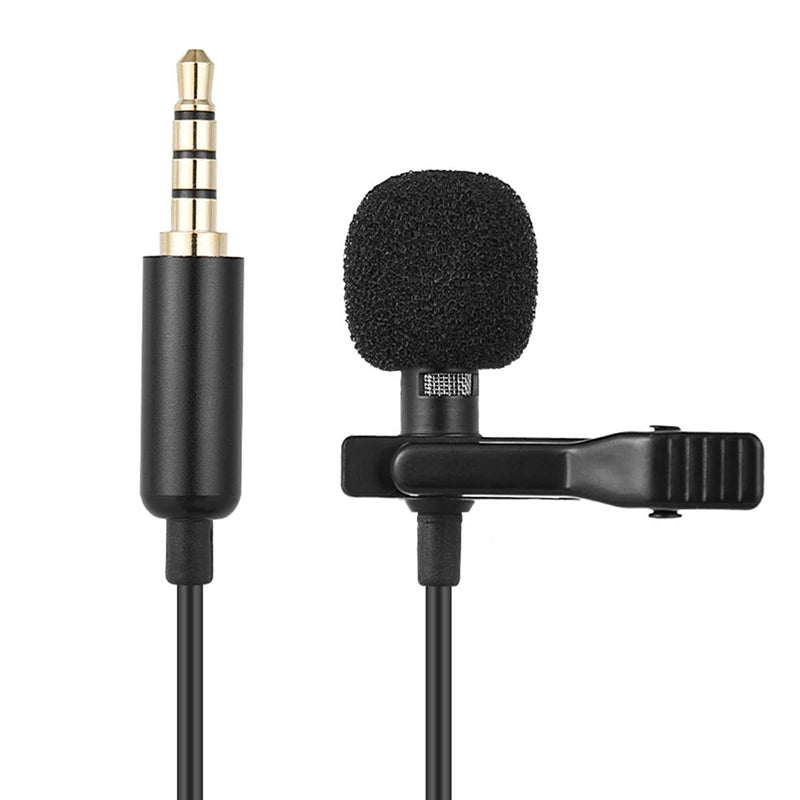 Wired Clip-On Lavalier Microphone – 3.5 mm, USB-C & USB Options