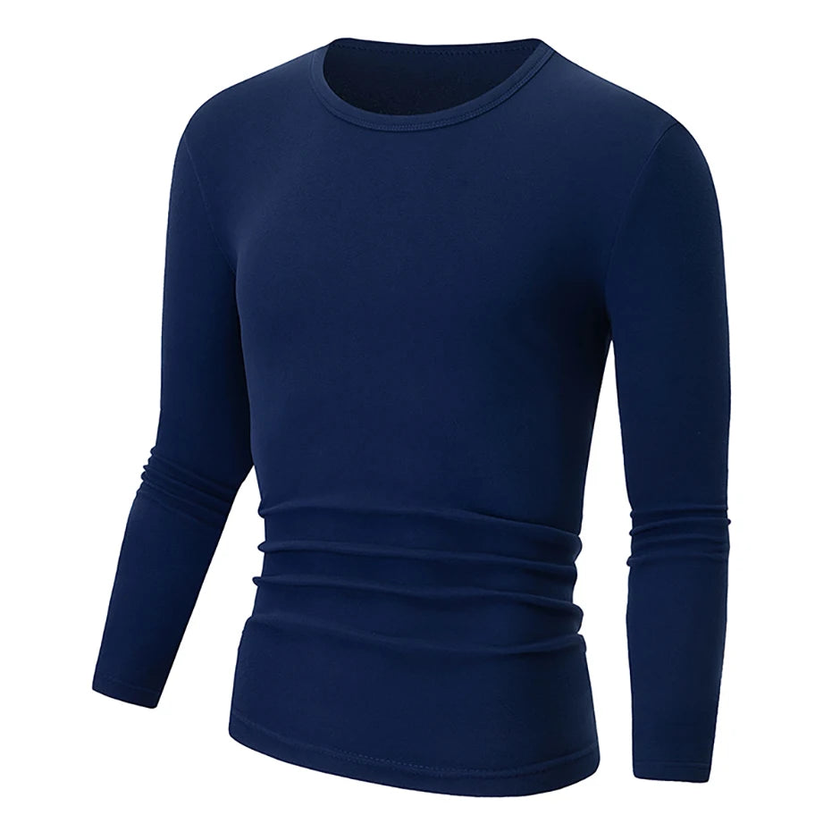 Men's Thermal Base Layer Top – Warm Long-Sleeve Undershirt