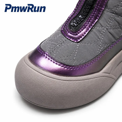 Kids' Plush-Lined Winter Snow Boots