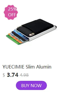 Pop-Up RFID Card Holder – Slim Aluminium Card Case, Holds 4–6 Cards