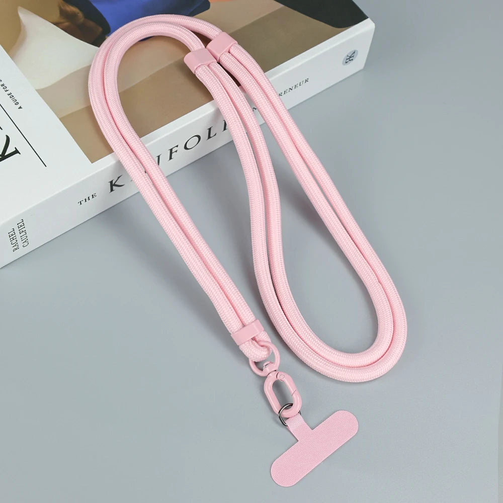 Crossbody Phone Lanyard – Adjustable Braided Phone Strap