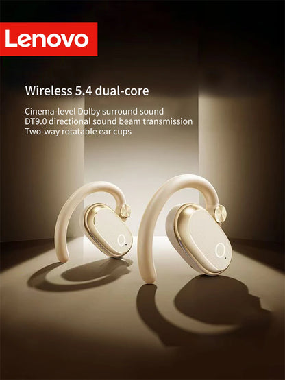 Lenovo EA366 kabellose Open-Ear-Ohrhörer – Bluetooth-Kopfhörer mit Ohrbügel und Ladeetui