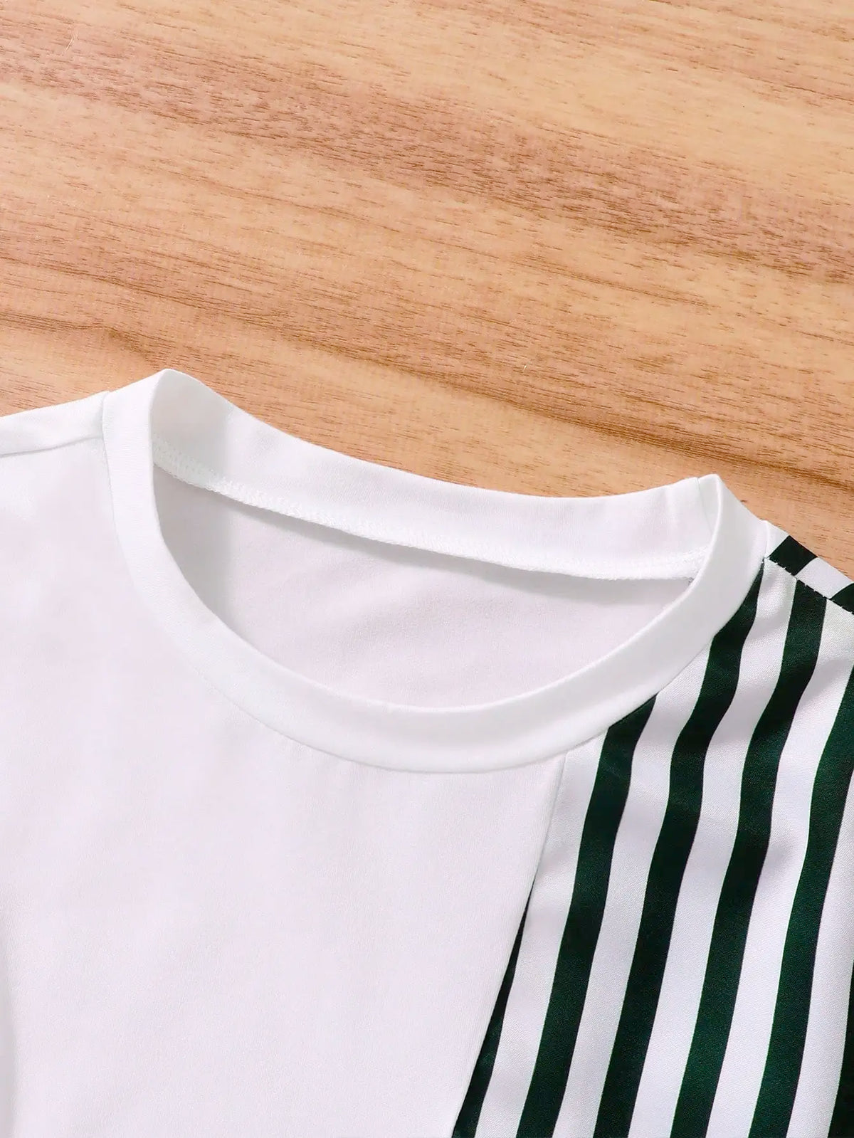 Girls' Striped Belted Dress - Elegant Bow Detail Party Dress, Ages 8-12