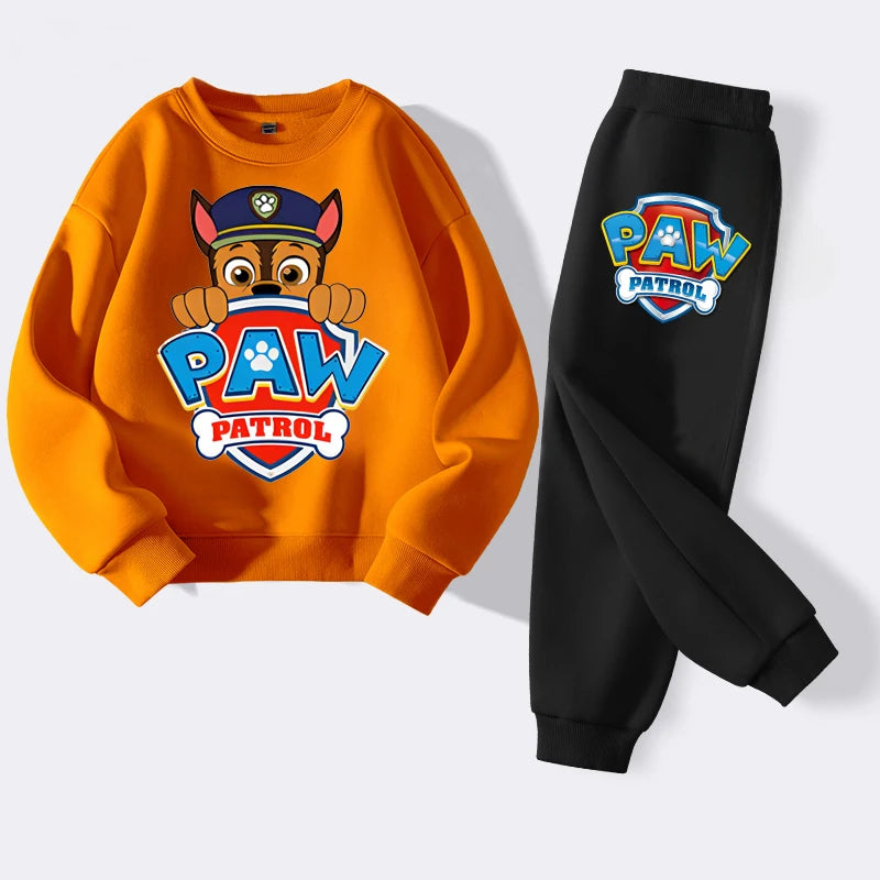 Boys' PAW Patrol Sweatshirt & Pants Set - 2-Piece Kids Tracksuit, Sizes 100-150