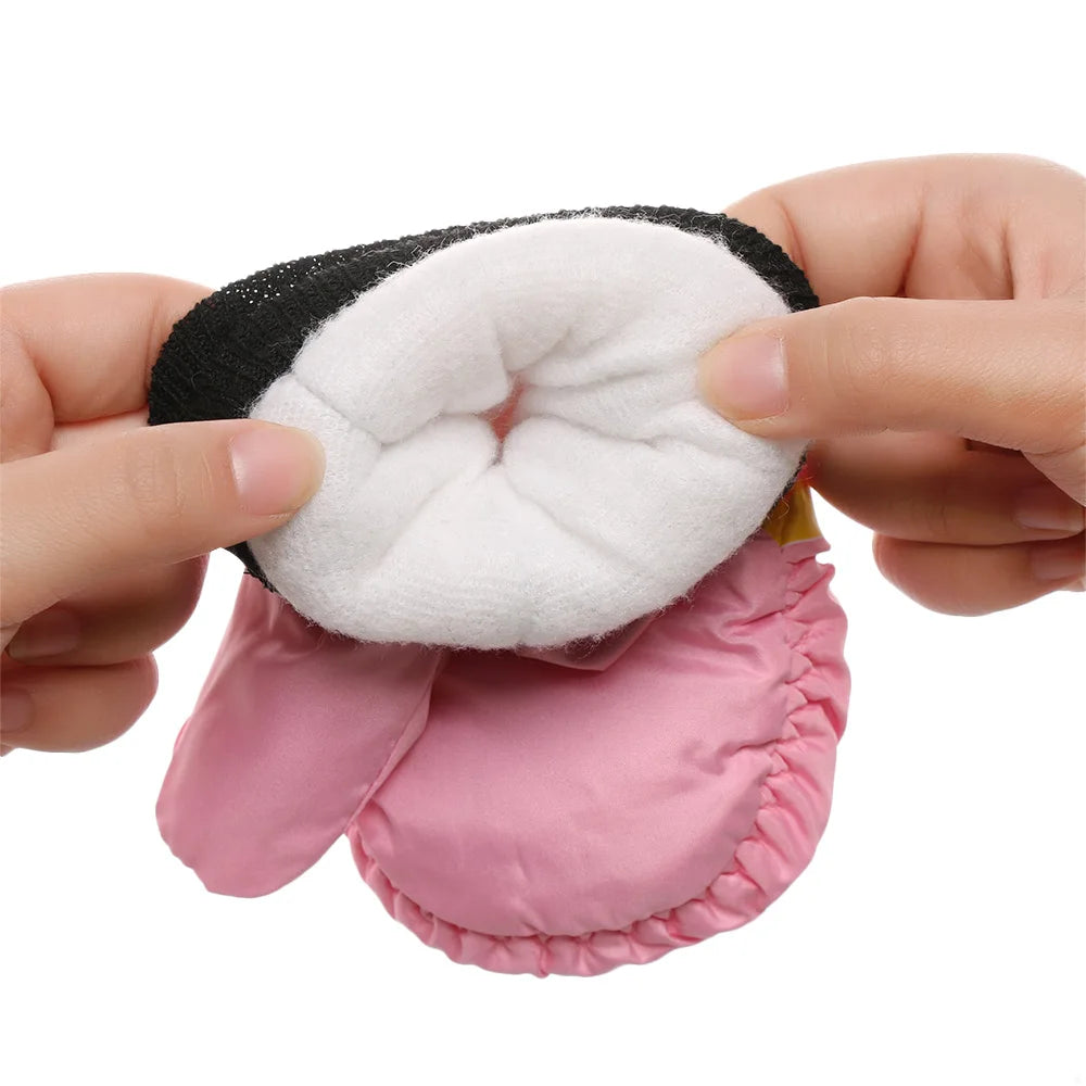 Kids' Insulated Snow Mittens – Long Cuff, Ages 1 to 12
