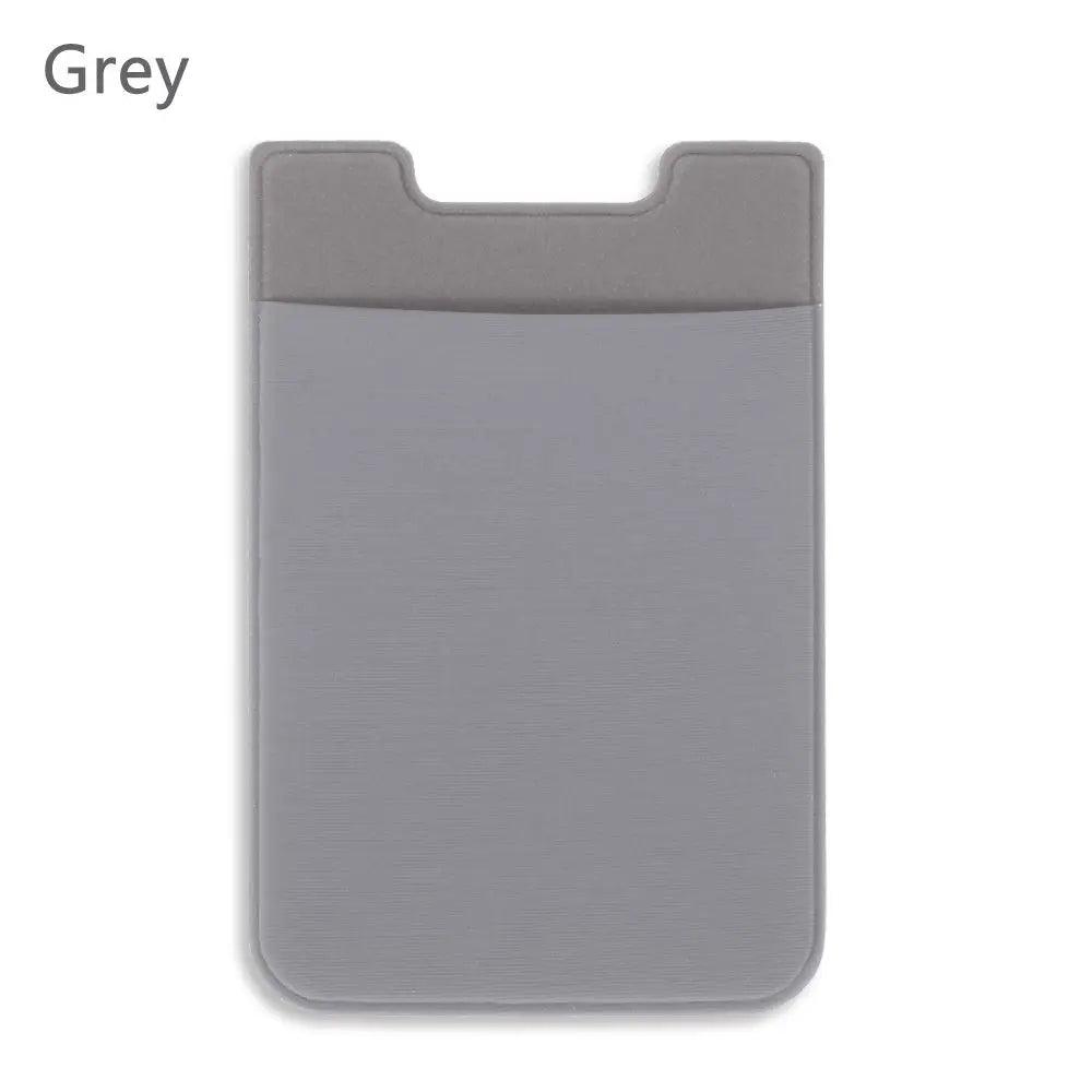 Stick-On Phone Card Holder – Silicone Phone Wallet Pocket