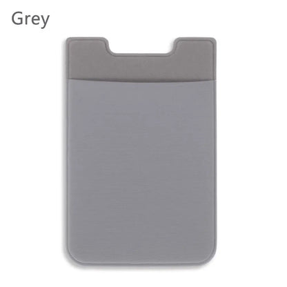 Stick-On Phone Card Holder – Silicone Phone Wallet Pocket