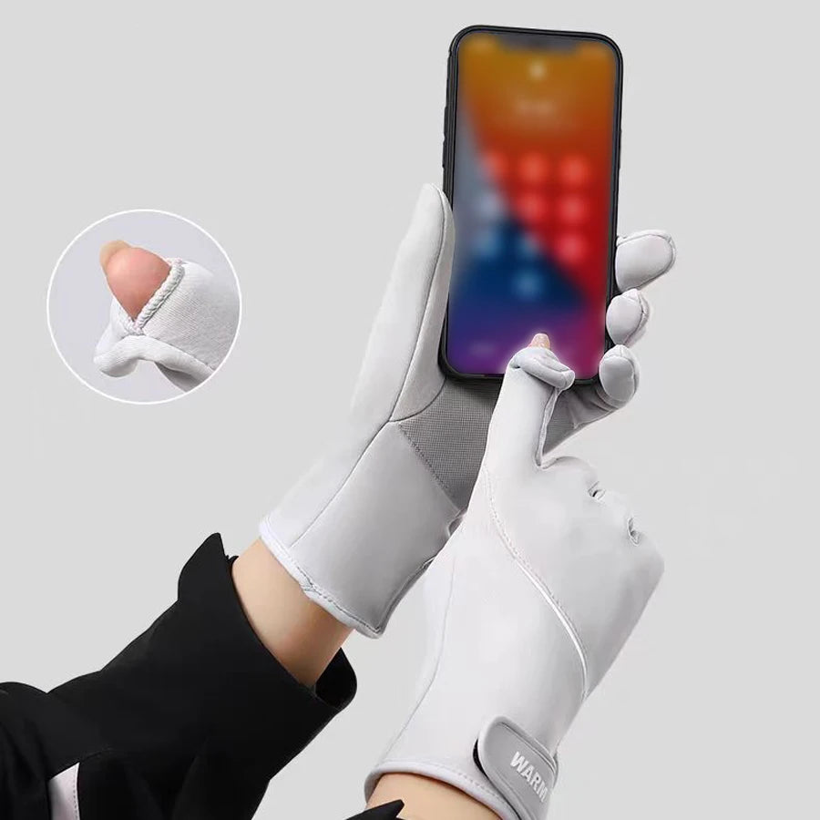 Women's Fleece-Lined Thermal Touchscreen Gloves