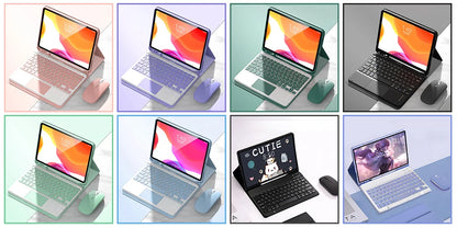 Bluetooth Keyboard & Mouse – Slim Wireless Set for Tablets & Laptops