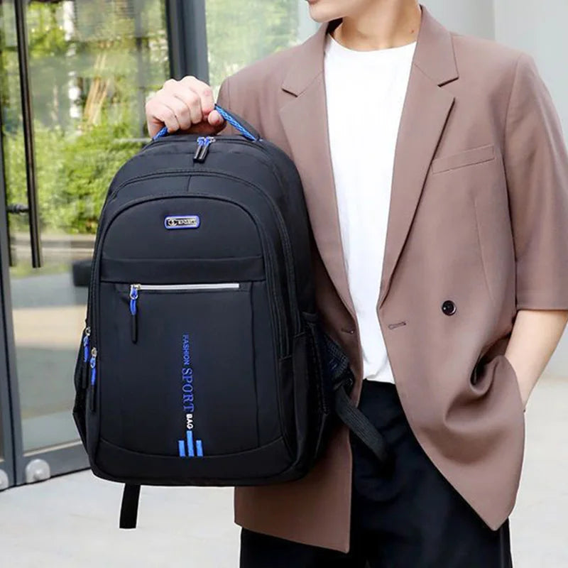 Unisex Business Travel Laptop Backpack - Multi-Compartment Large Capacity Work Bag