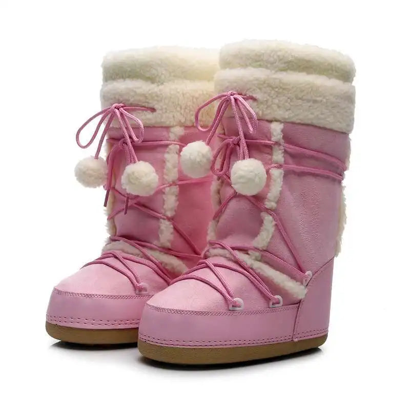 Women's Slip-On Mid-Calf Winter Boots