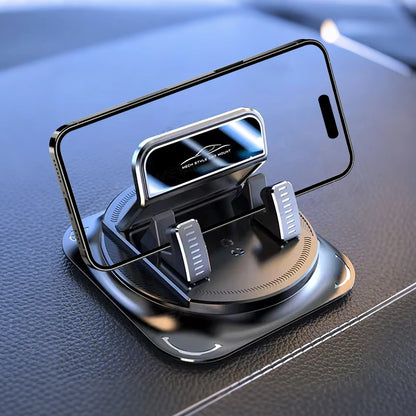 Silicone Dashboard Phone Holder – Anti-Slip Car Mount with 360° Rotation