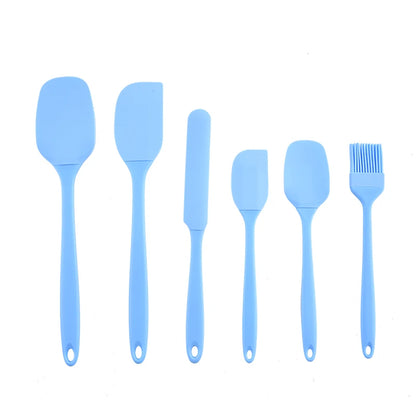 Silicone Kitchen Utensil Set – 6-Piece Spatula & Baking Tools