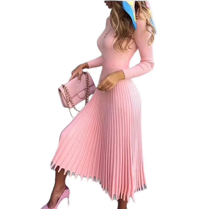 Women's Pink Sleeveless Embroidered Mini Dress