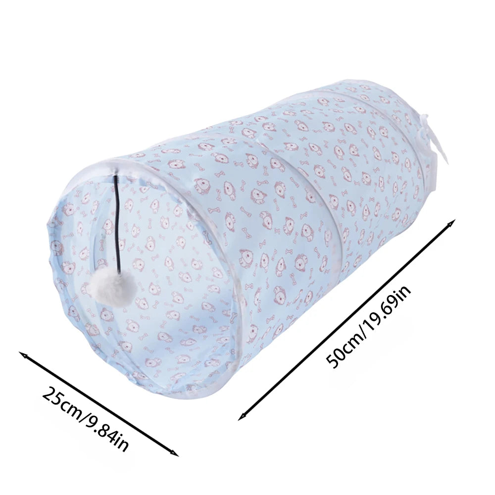 Collapsible Cat Tunnel – Crinkle Play Tube for Cats & Kittens