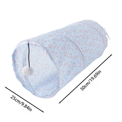 Collapsible Cat Tunnel – Crinkle Play Tube for Cats & Kittens