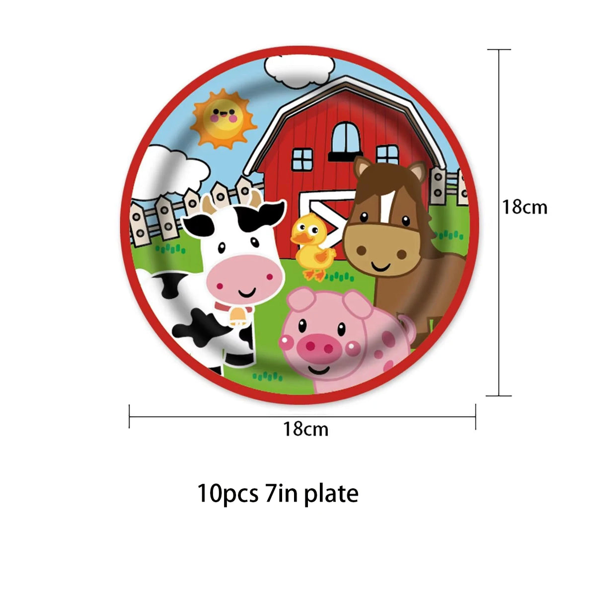 Farm-Themed Kids' Party Decorations & Tableware