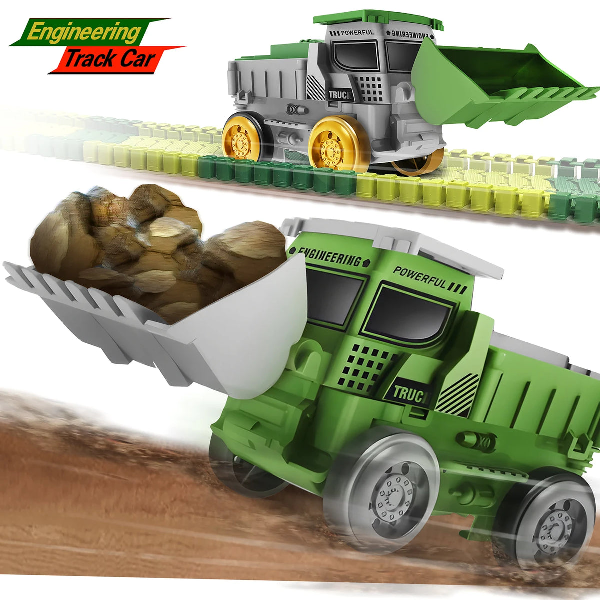 Dinosaur Magic Race Track Set – Flexible Climbing Track with Cars