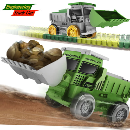 Dinosaur Magic Race Track Set – Flexible Climbing Track with Cars