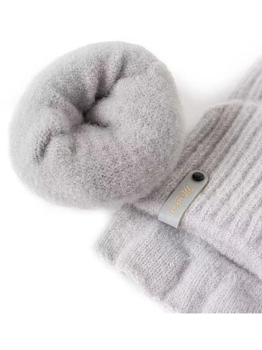 Girls' Knit Fingerless Gloves – Soft Winter Writing Gloves