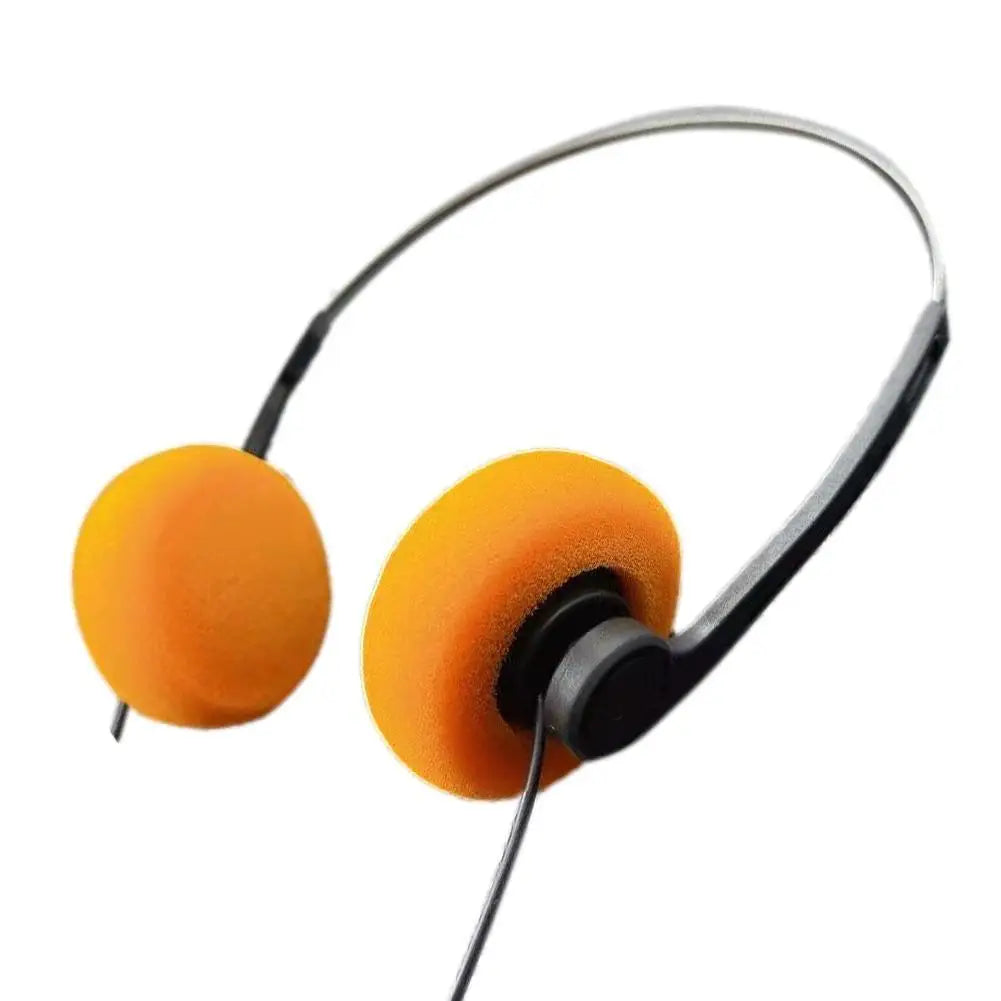 Retro Wired On-Ear Headphones – Lightweight Vintage Style