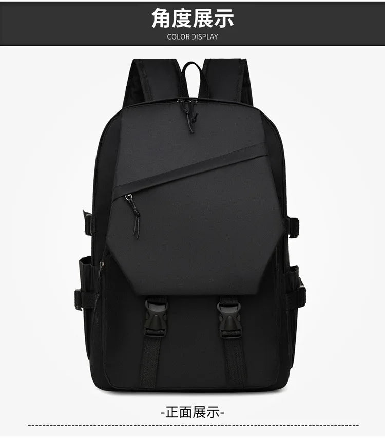Multi-Functional Student Laptop Backpack - Large Capacity Commuter School Bag