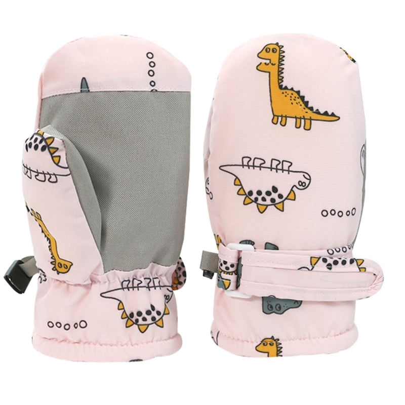 Toddler Ski Mittens – Non-Slip Snow Mittens for 6 Months to 4T