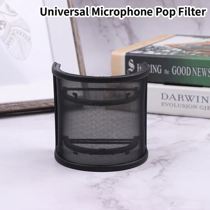 Filtro anti-pop universale per microfono – Paravento in metallo