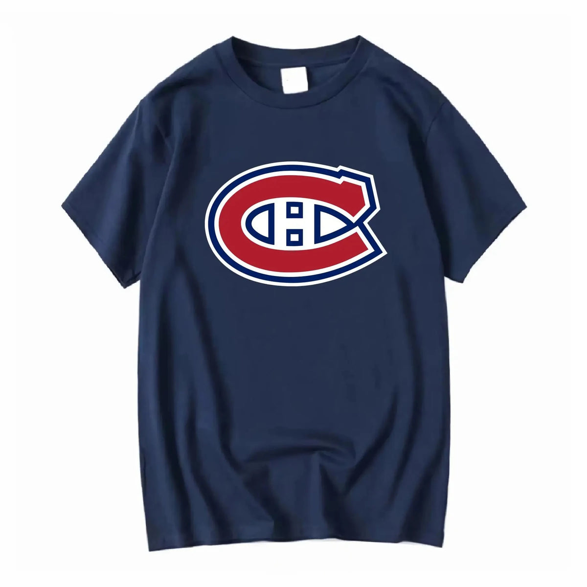 Montreal Canadiens Logo T-Shirt | Vintage Washed Unisex Fan Tee