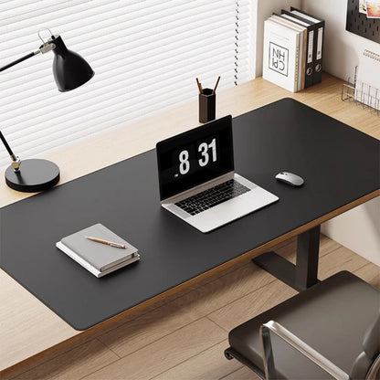 Grand tapis de bureau – Sous-main en cuir PU imperméable pour clavier et souris, idéal pour le gaming sur PC
