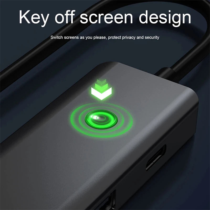HUB USB C 3.0 Type C Splitter Multi 4K HDMI Monitor RJ45 Ethernet PD Power Adapter Docking Station  Laptop Splitter For Macbook