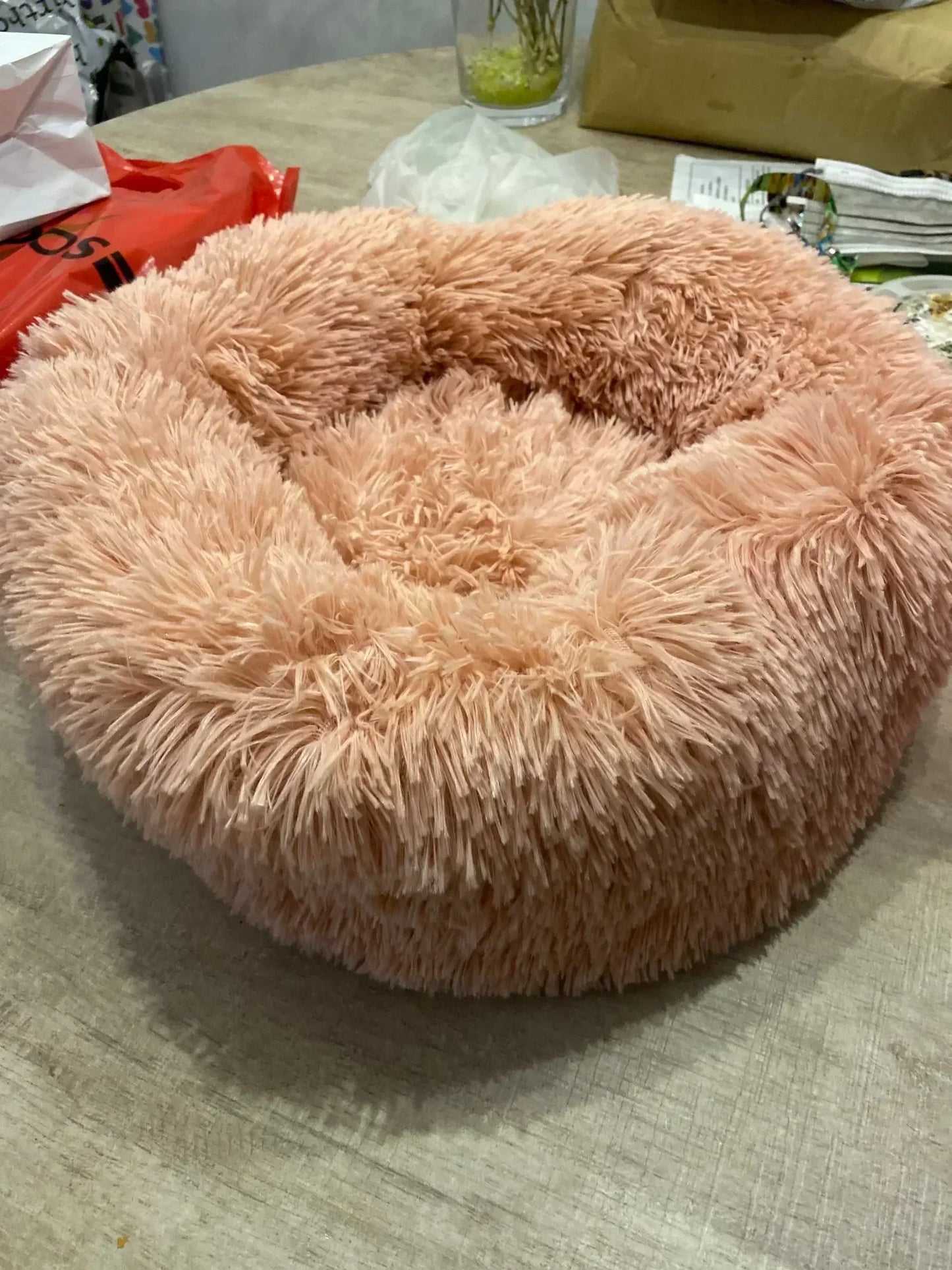 Super Soft Dog Bed Plush Cat Mat Dog Beds For Large Dogs Bed Labradors House Round Cushion Pet Product Accessories