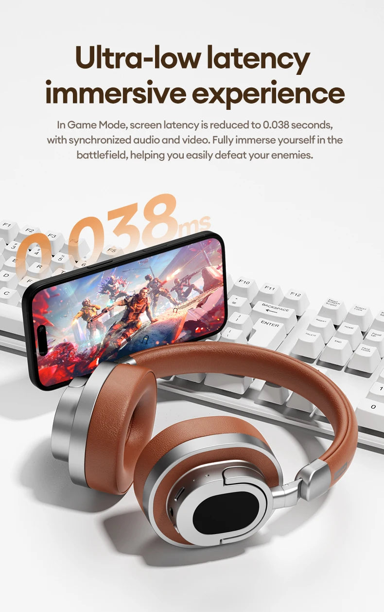 Lenovo LE602 Wireless Headphones – Bluetooth 6.0, 22-Hour Battery, Wired & Wireless