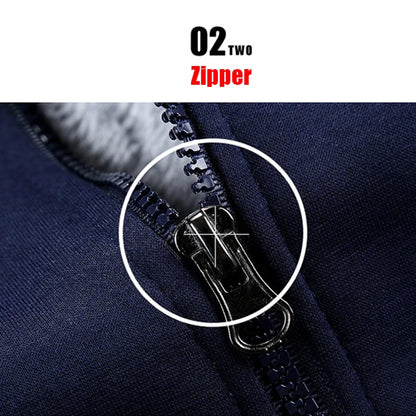 WHWR Giacca con cappuccio e zip mimetica da uomo