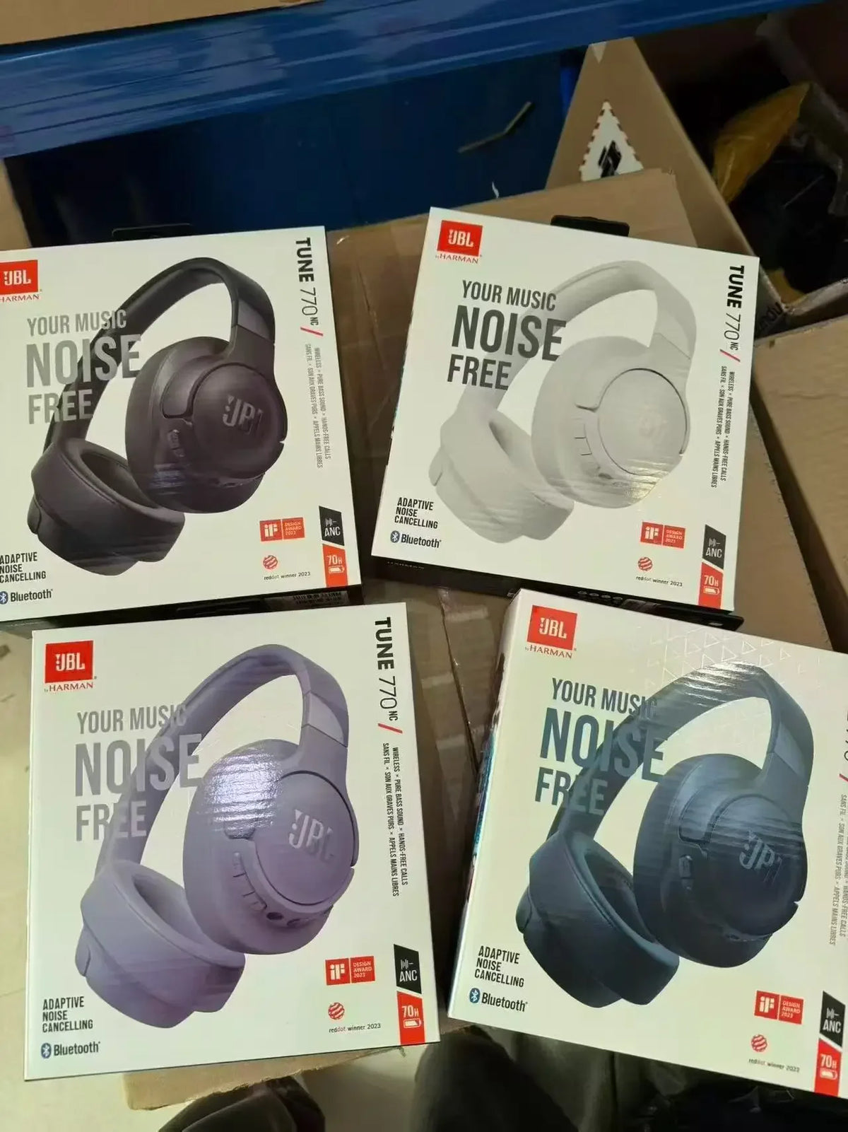 JBL Tune 770NC Wireless Bluetooth Headphones Noise Cancelling Earphone Music Sports JBL engineers have meticulously crafted