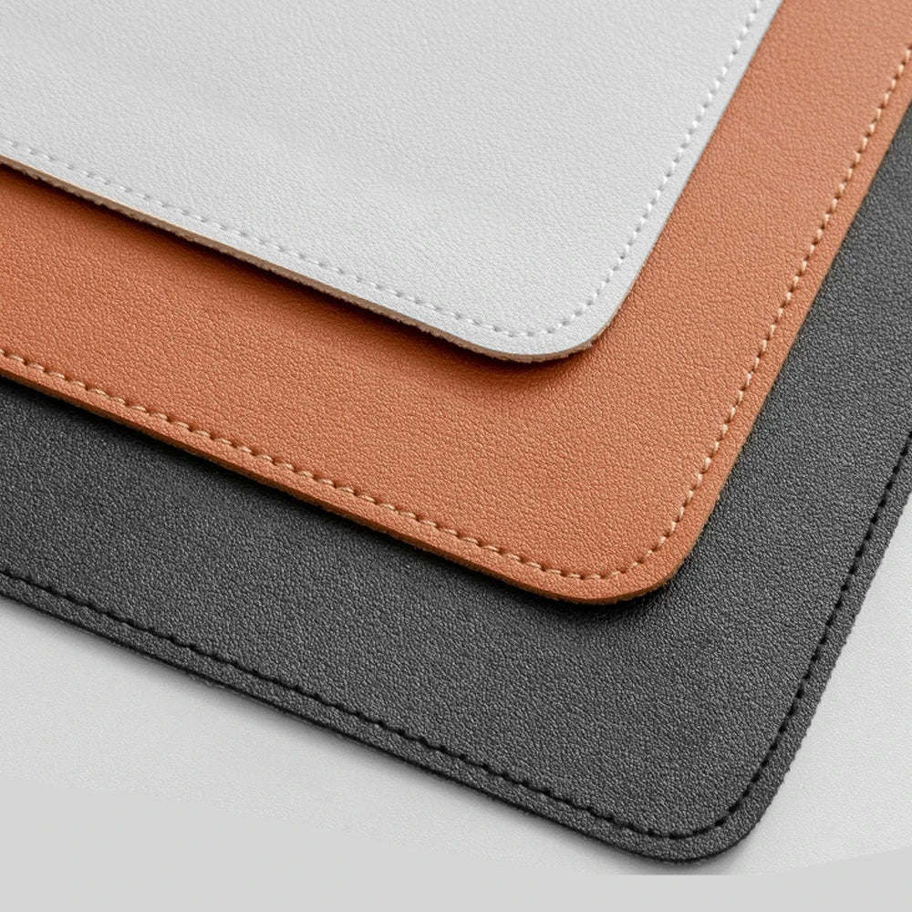 PU Leather Large Desk Mat Waterproof Anti‑Slip Office Desktop Pad Soft Large Mouse Pad For Laptop Keyboard Gaming Desk Mat