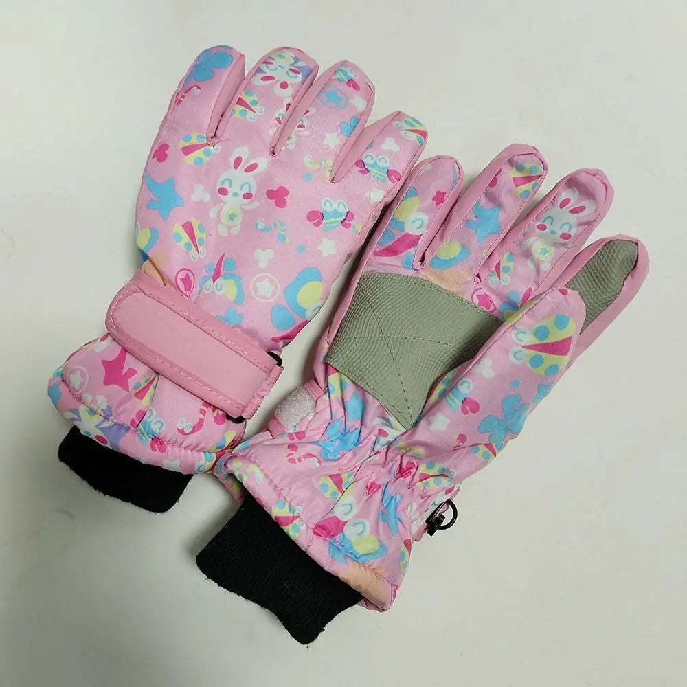 Youth Ski Gloves – Windproof Non-Slip Snow Gloves (Ages 9–15)