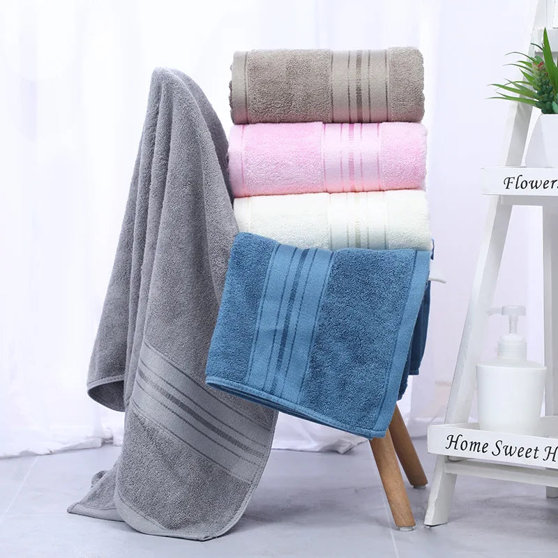 Bamboo Bath & Hand Towels – Soft Terry, 1, 4 or 6 Pack